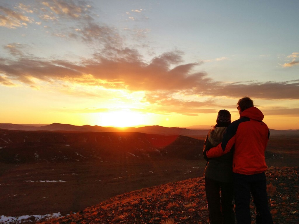 sunset mongolie