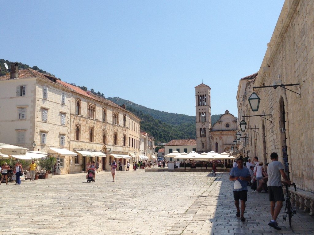 Route Kroatie hvar