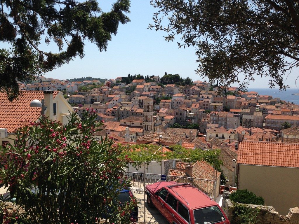 Route Kroatie hvar