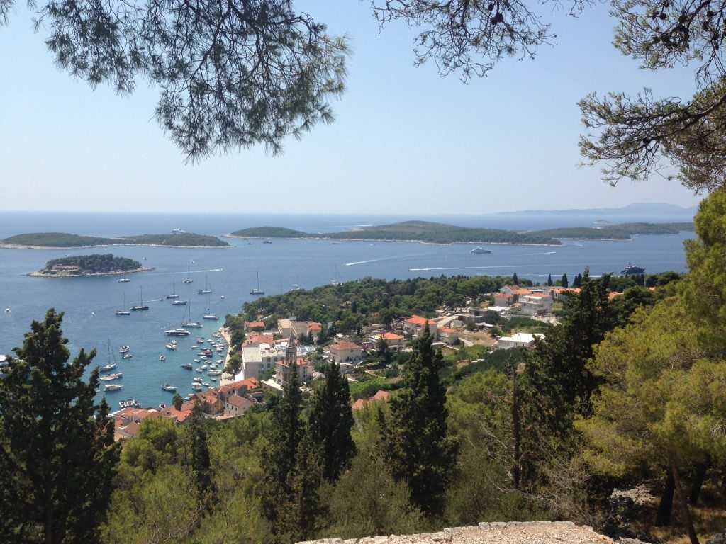 Route Kroatie hvar