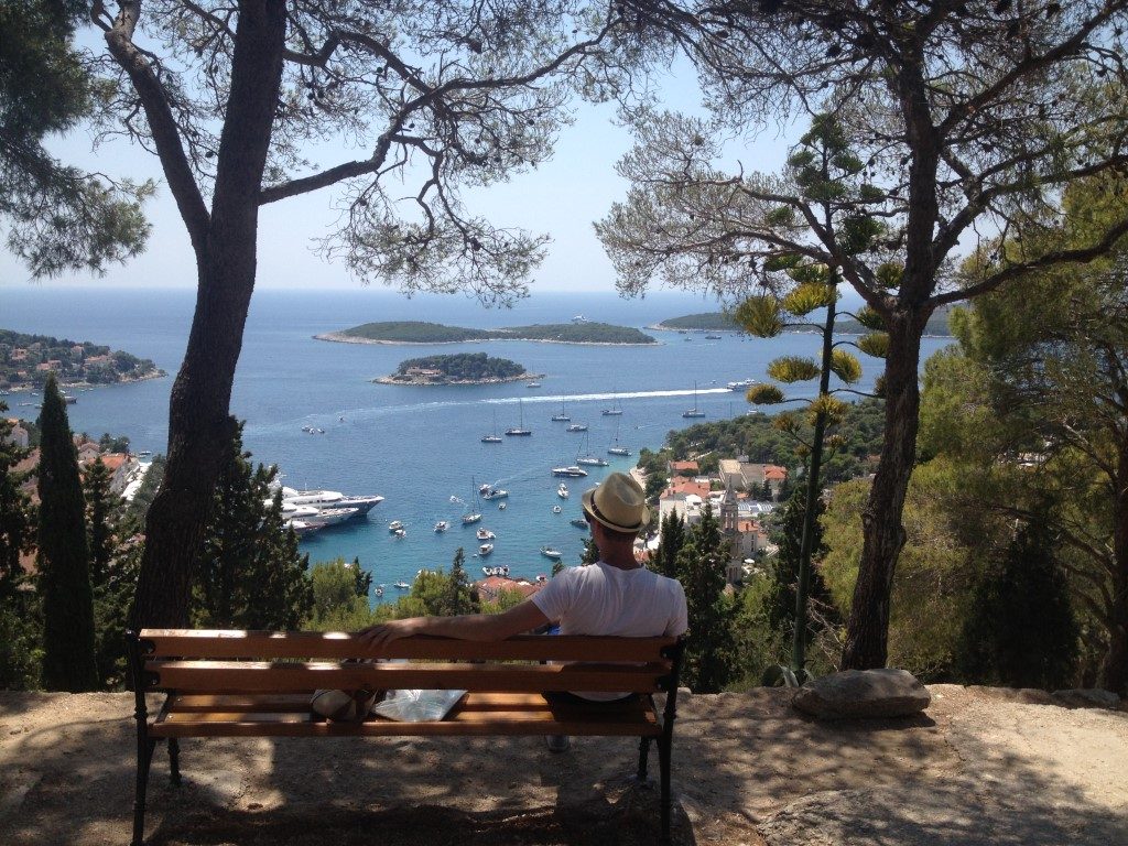 Route Kroatie hvar