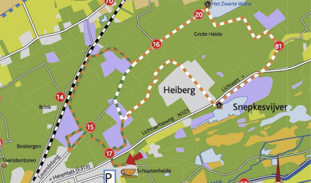 Belgie wandelen Herentals