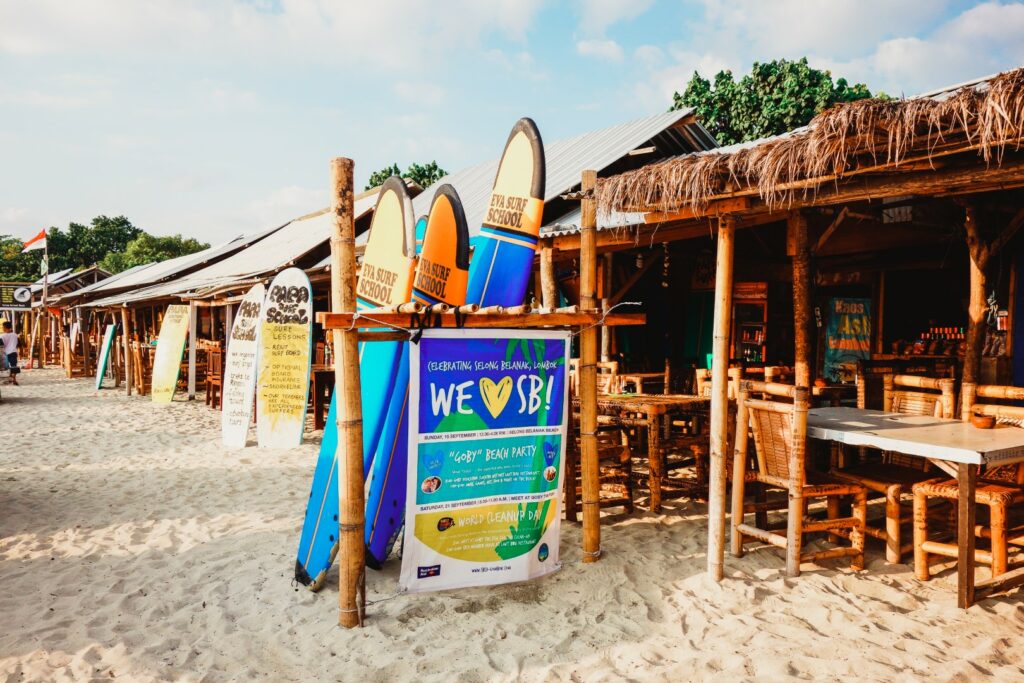 Kuta Lombok Pantai Selong Belanak, surfen kuta lombok