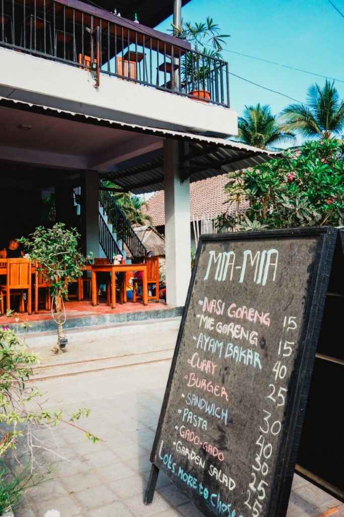 local food kuta lombok, warung kuta lombok, mia mia kuta lombok