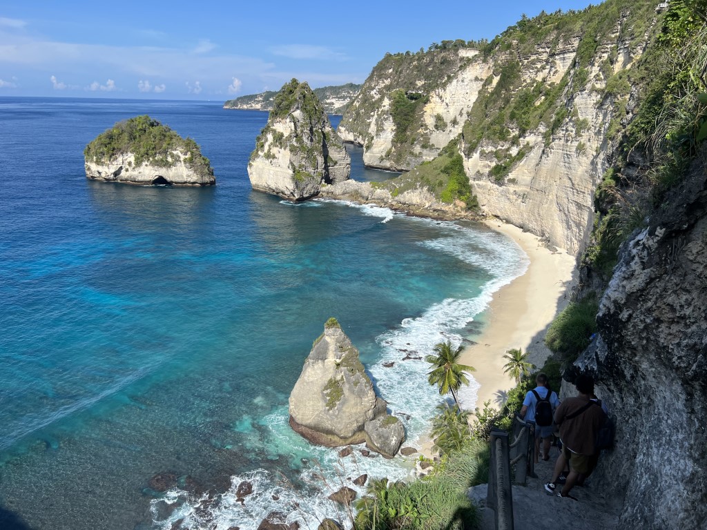 Nusa Penida, Diamond Beach, hike, wandeling