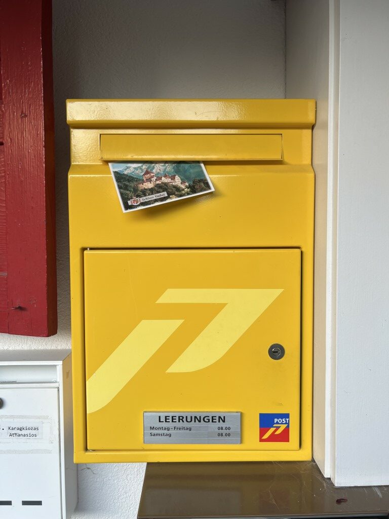 Liechtenstein, postkaartje