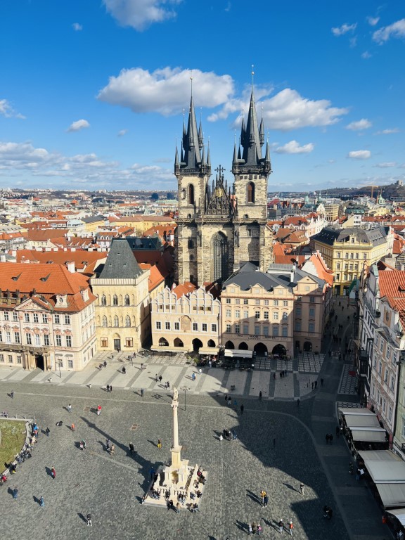 Citytrip Praag, Praag Old Town, Praag clock tower, Praag viewpoint