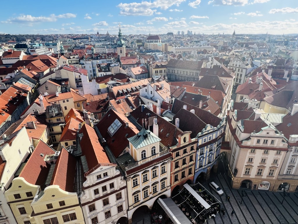 Citytrip Praag, Praag Old Town, Praag clock tower, Praag viewpoint