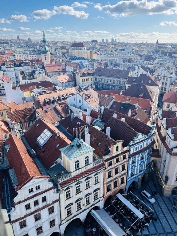 Citytrip Praag, Praag Old Town, Praag clock tower, Praag viewpoint