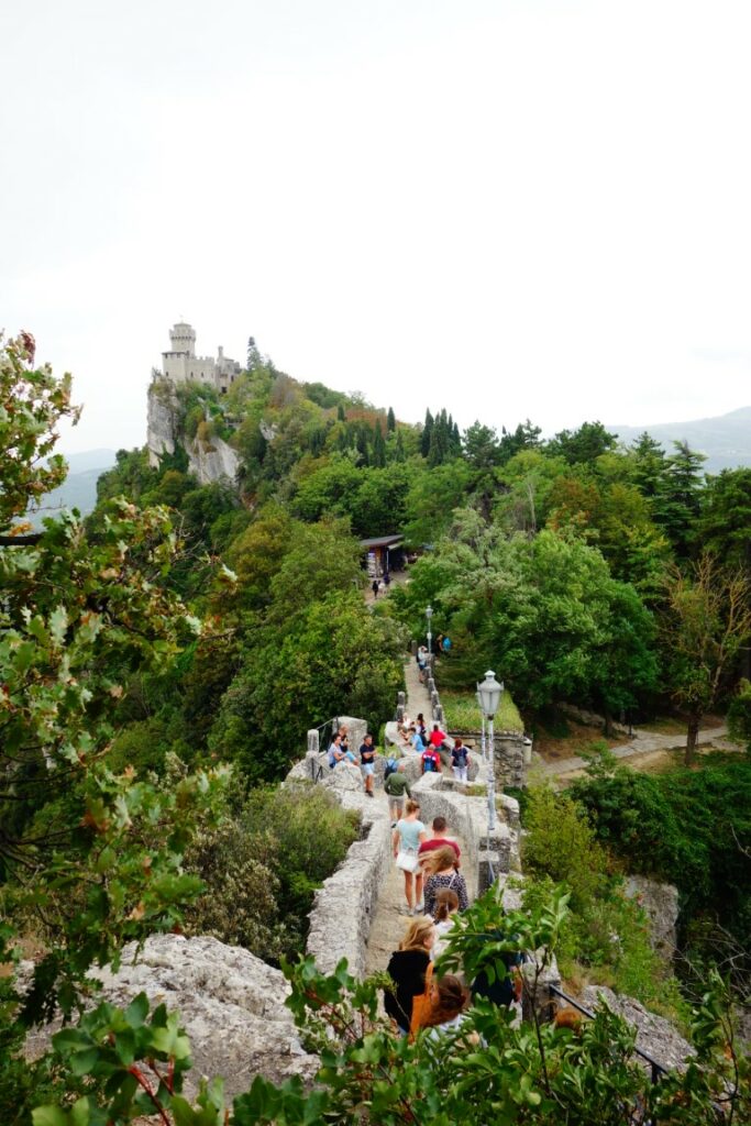 San Marino, San Marino kasteel, San Marino toren, San Marino uitzicht