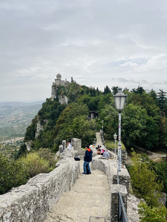San Marino, San Marino kasteel, San Marino toren, San Marino uitzicht