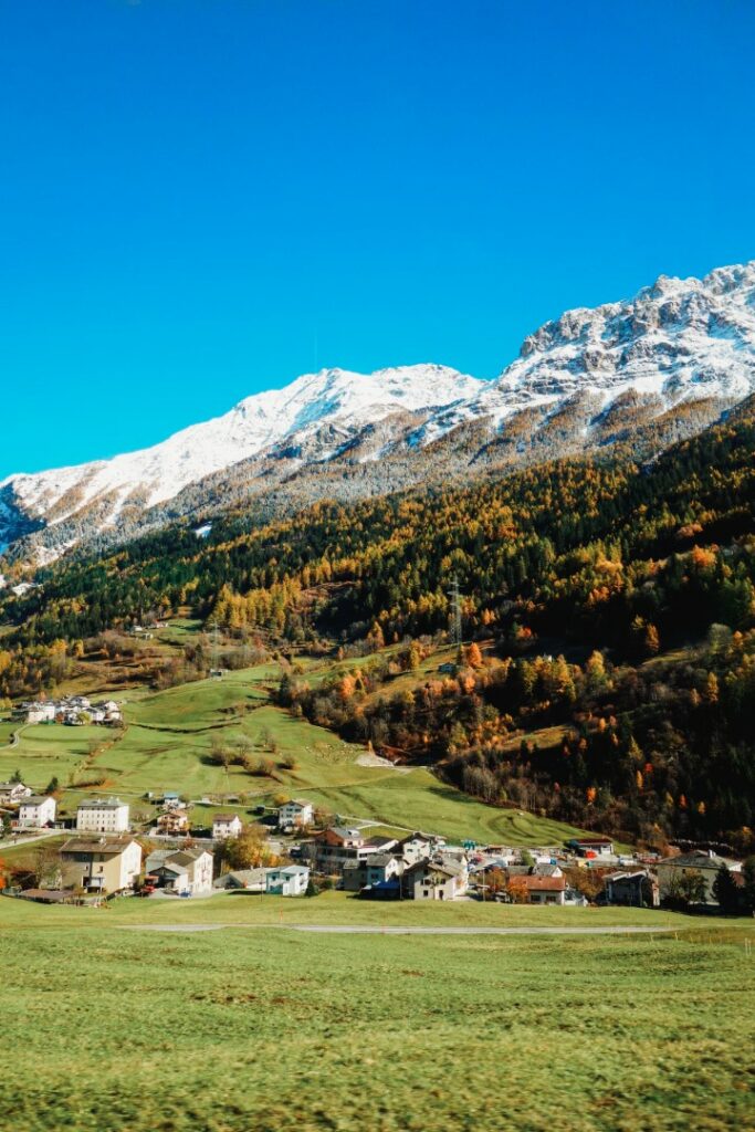 Bernina Express, Bernina Express november, Poschiavo vallei