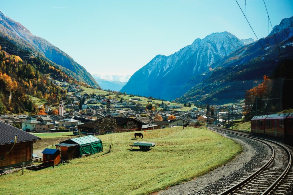 Bernina Express, Bernina Express november, Poschiavo vallei