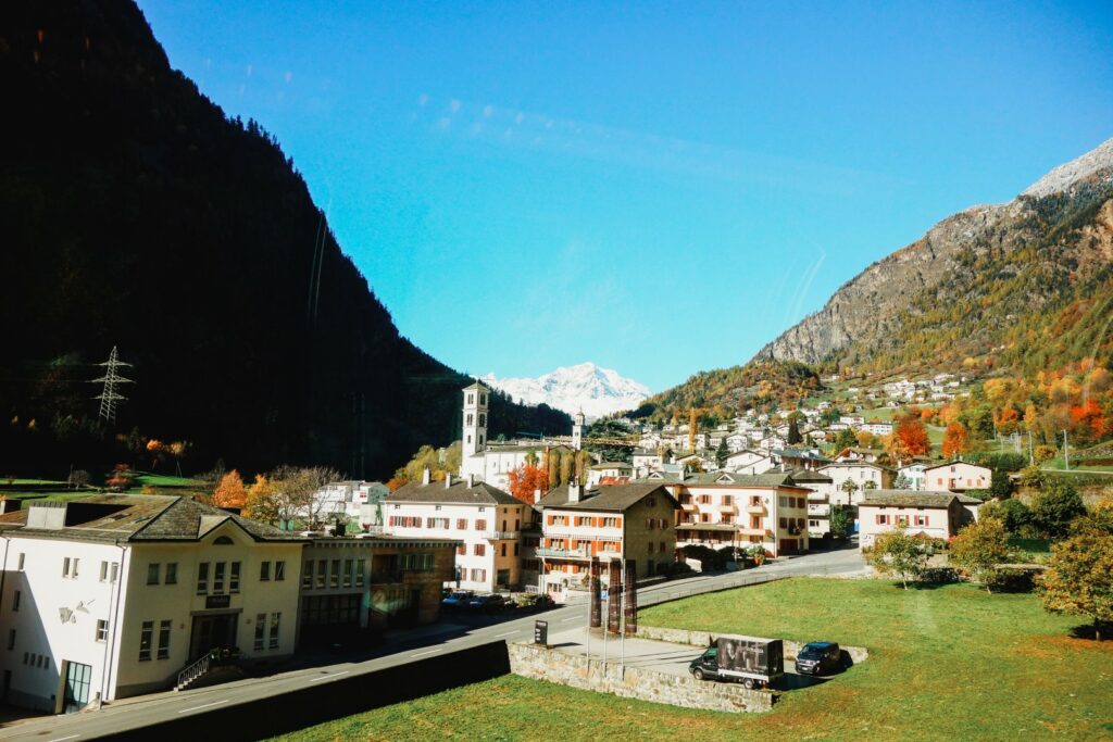 Bernina Express, Bernina Express november, Poschiavo vallei