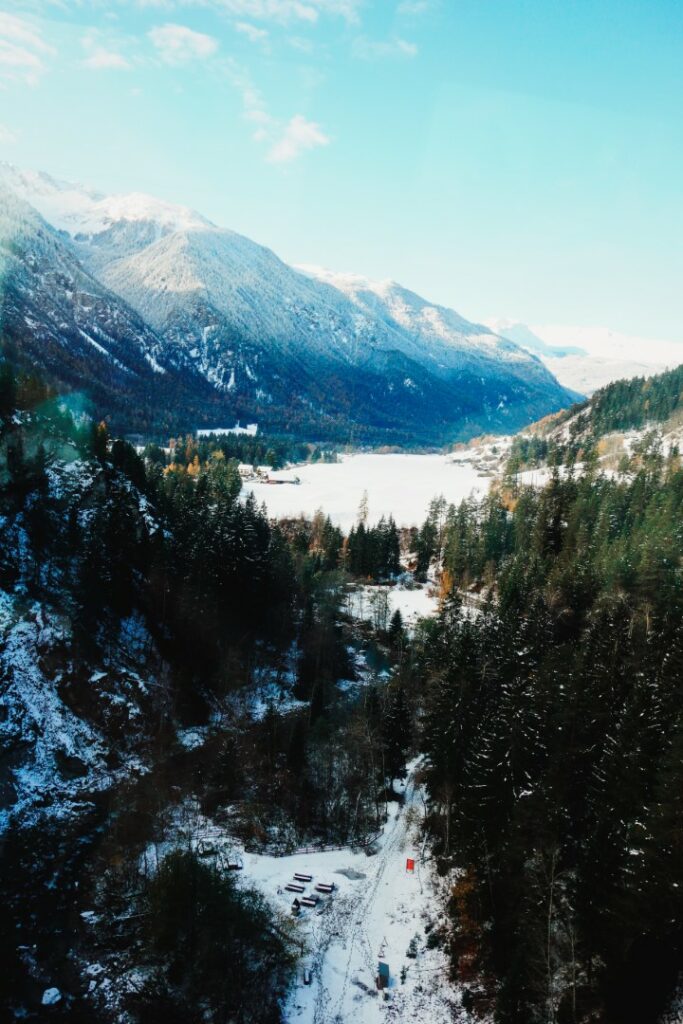 Bernina Express, Zwitserland winter, Bernina Express november, sneeuw